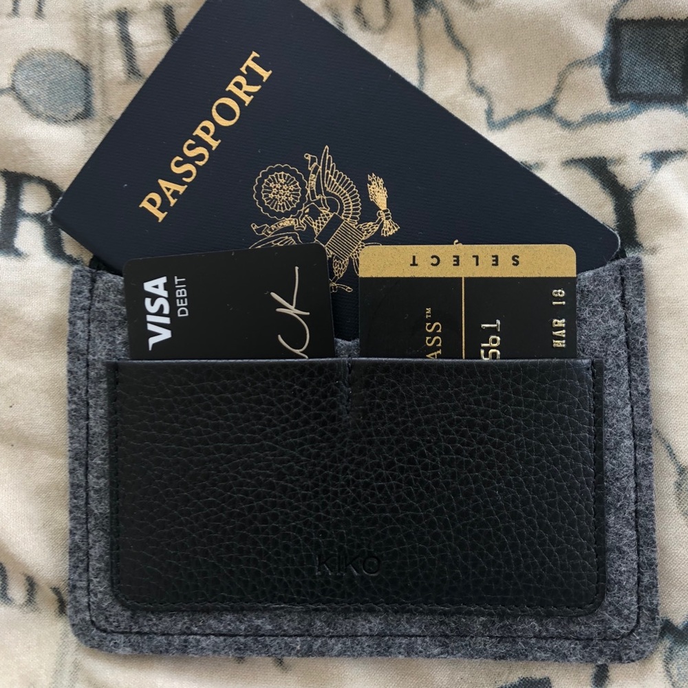 Kiko Leather Passport Holder